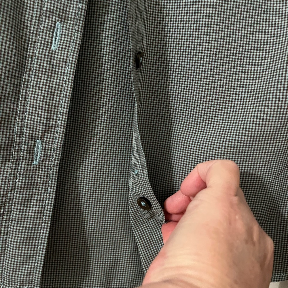 Ladies Medium The North Face Boulder Long Sleeve Shirt. Side Security Pocket - Picture 8 of 13